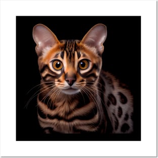 Bengal Cat - A Sweet Gift Idea For All Cat Lovers And Cat Moms Posters and Art